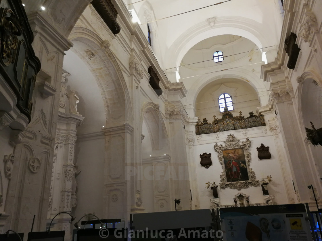 "Ostuni - Interno di San Vito Martire" stock image