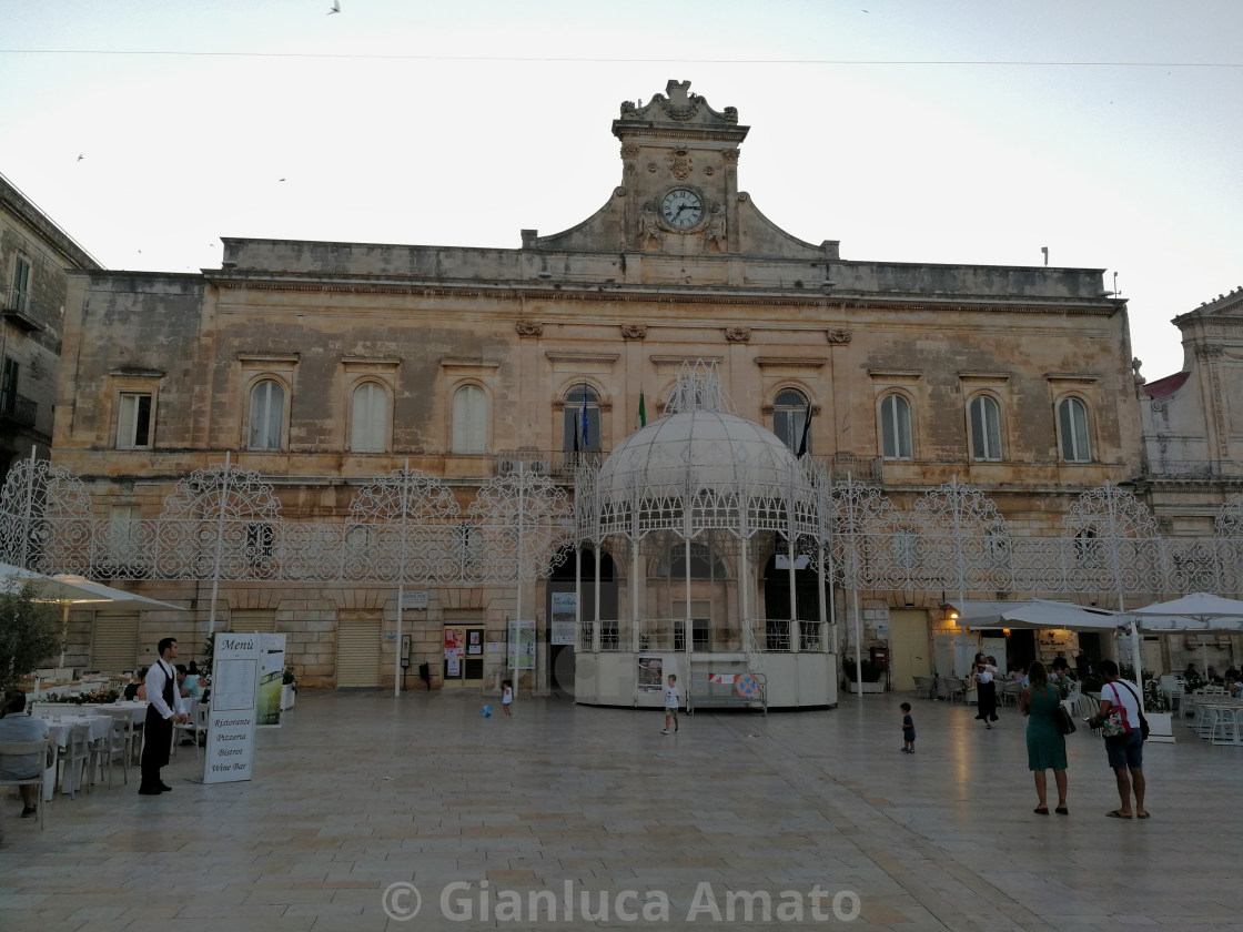 "Ostuni - Palazzo del Municipio" stock image