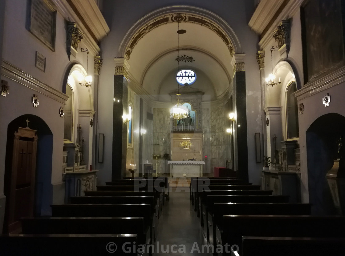 "Ostuni - Interno della chiesa dello Spirito Santo" stock image