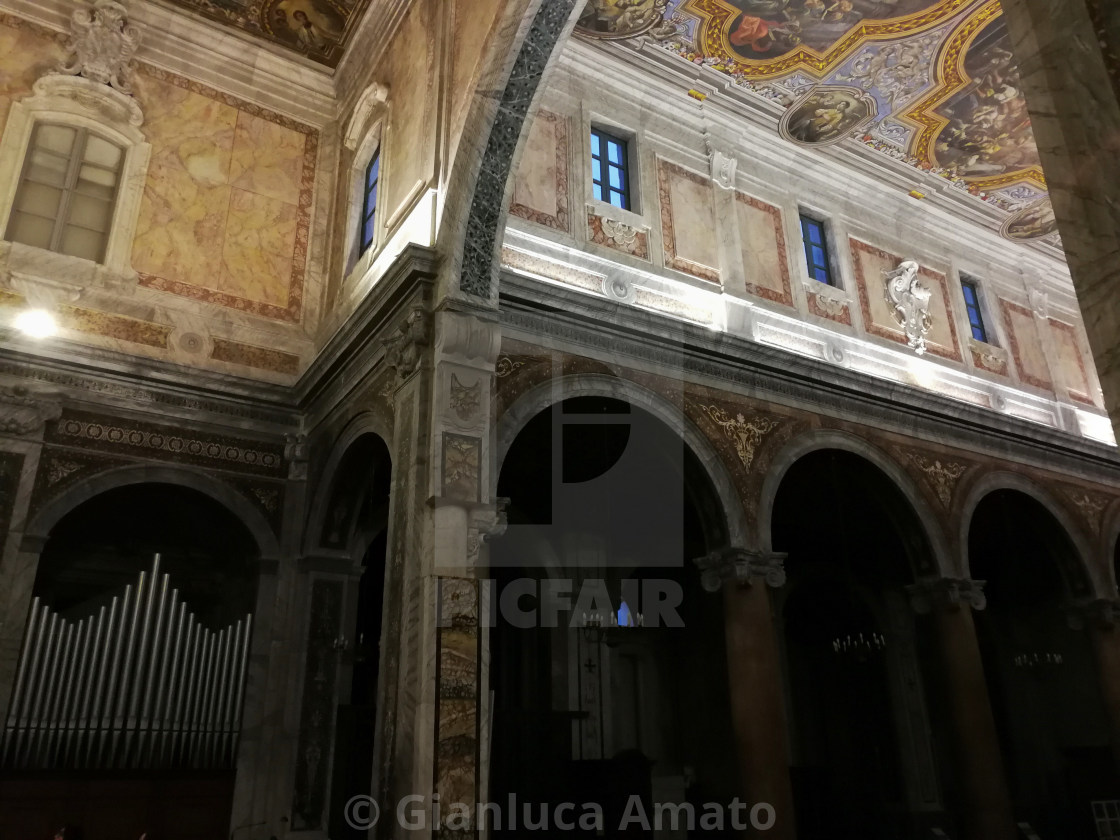 "Ostuni - Scorcio interno della Cattedrale" stock image