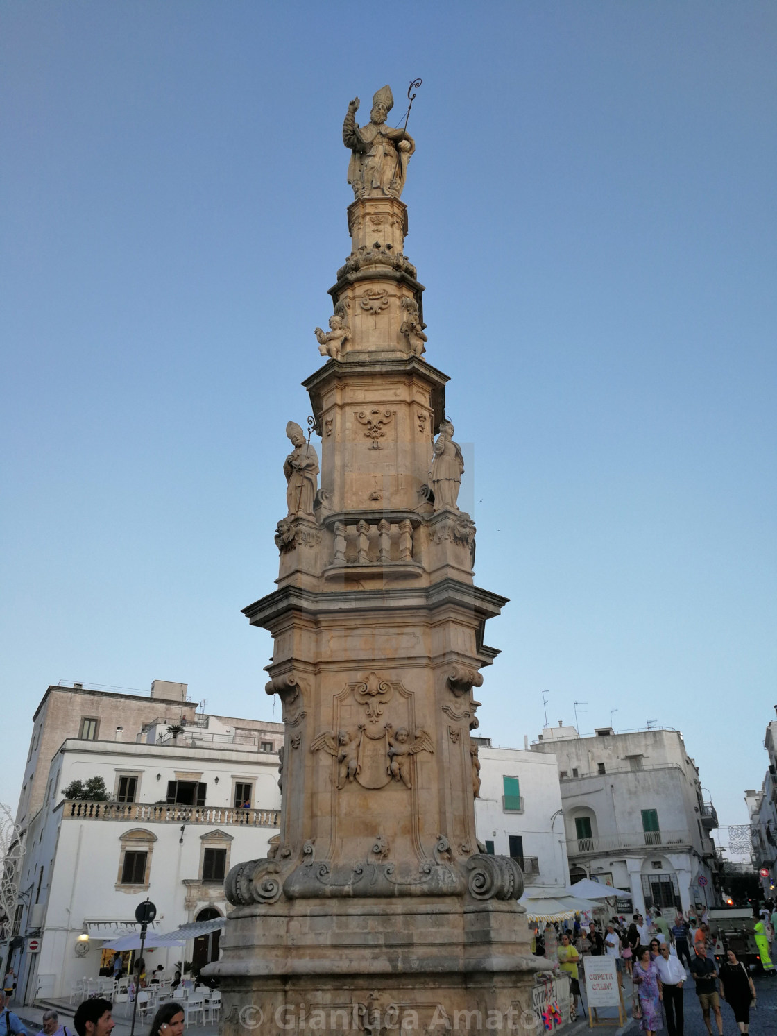 "Ostuni - Statua di Sant'Oronzo" stock image