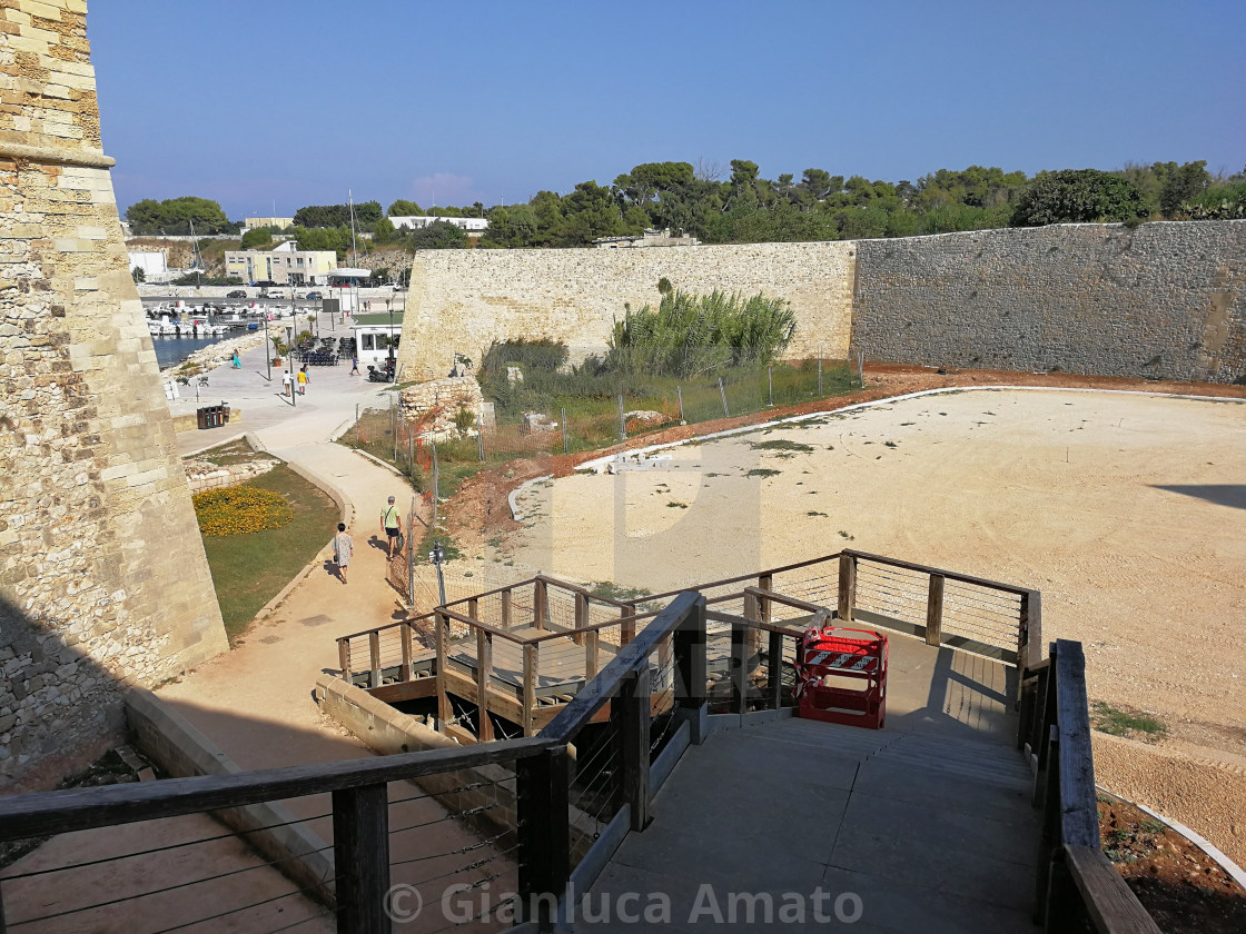 "Otranto – Scala nel fossato" stock image