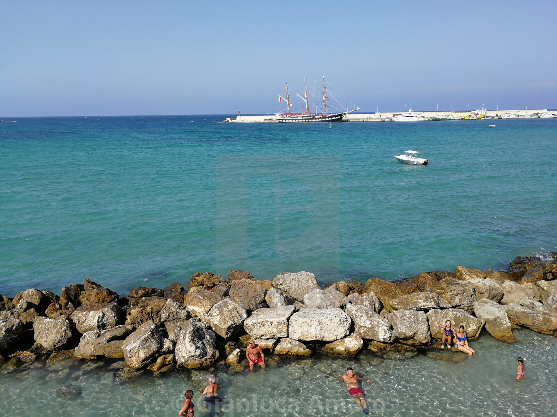 "Otranto - Scogliera del centro storico" stock image