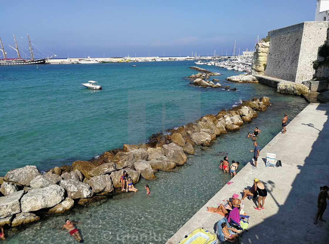 "Otranto - Scorcio dal Lungomare degli Eroi" stock image