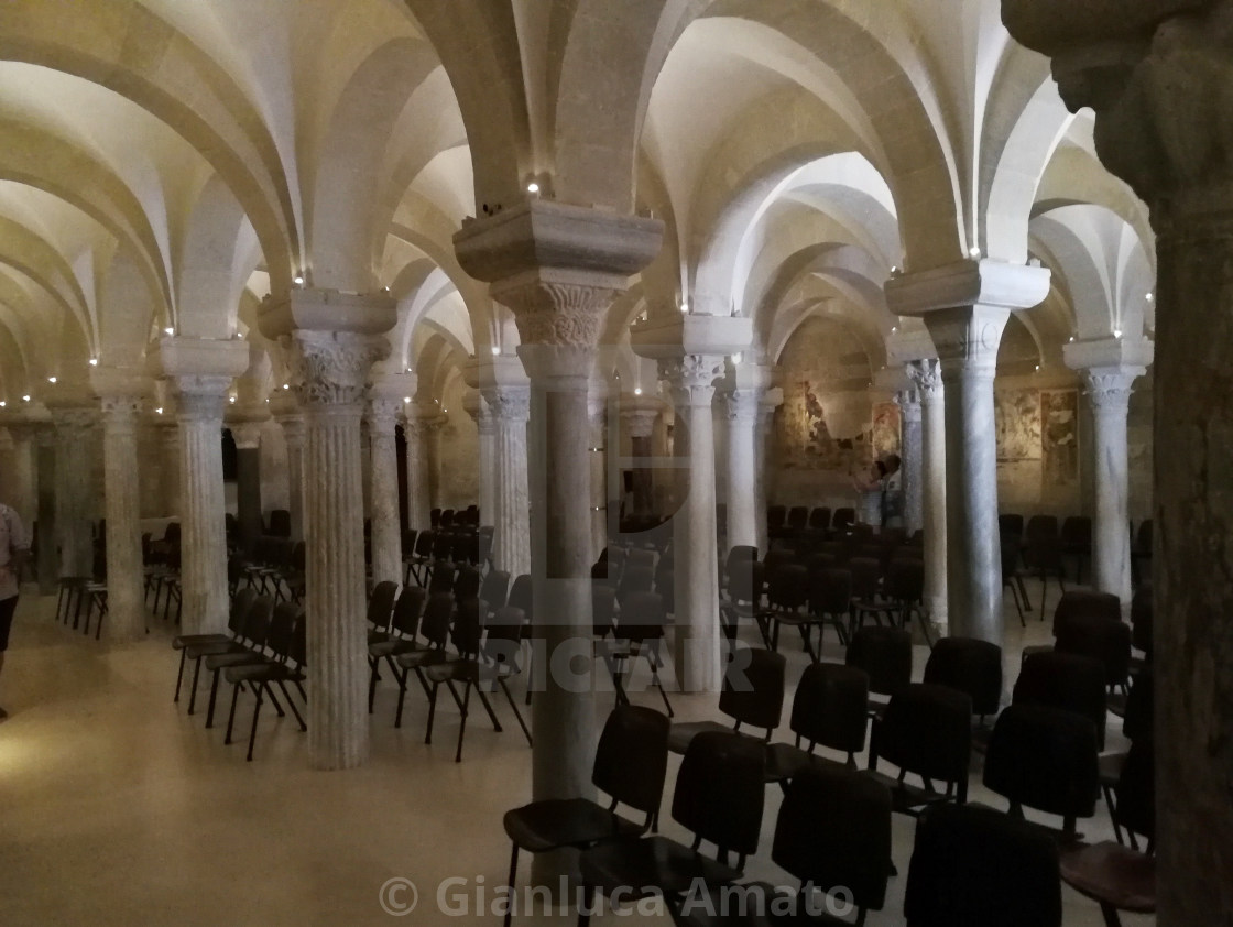 "Otranto – Scorcio della cripta del Duomo" stock image