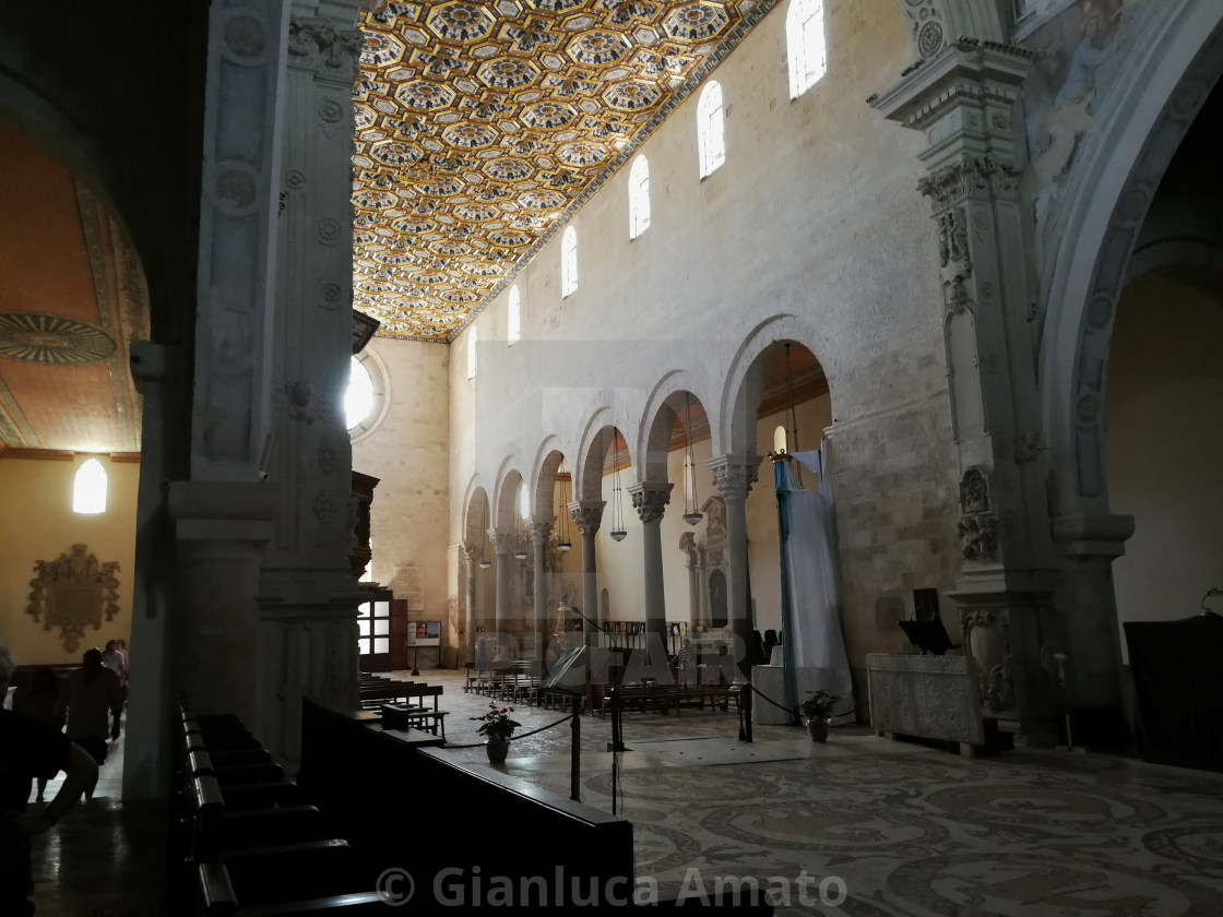 "Otranto - Scorcio interno della Cattedrale" stock image