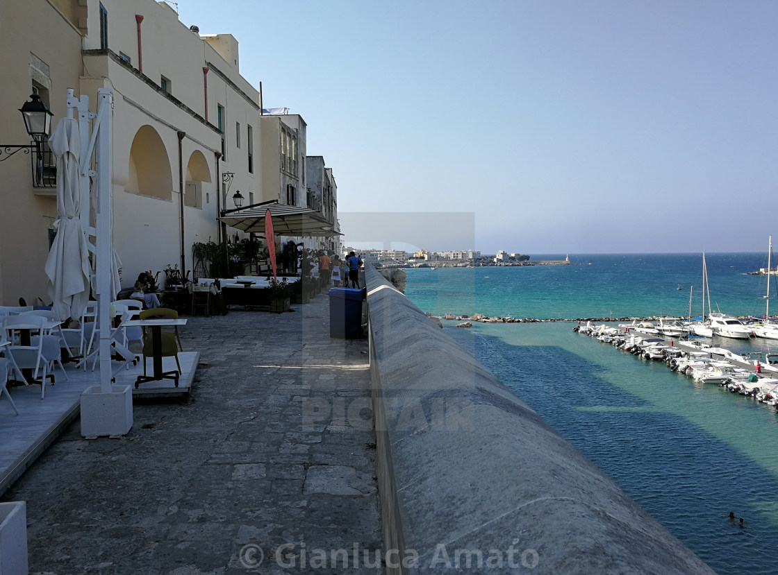 "Otranto - Scorcio panoramico dal lungomare" stock image