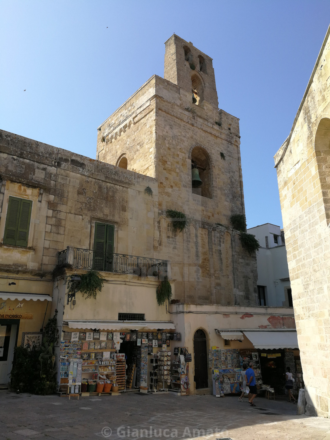 "Otranto - Torre campanaria del Duomo" stock image