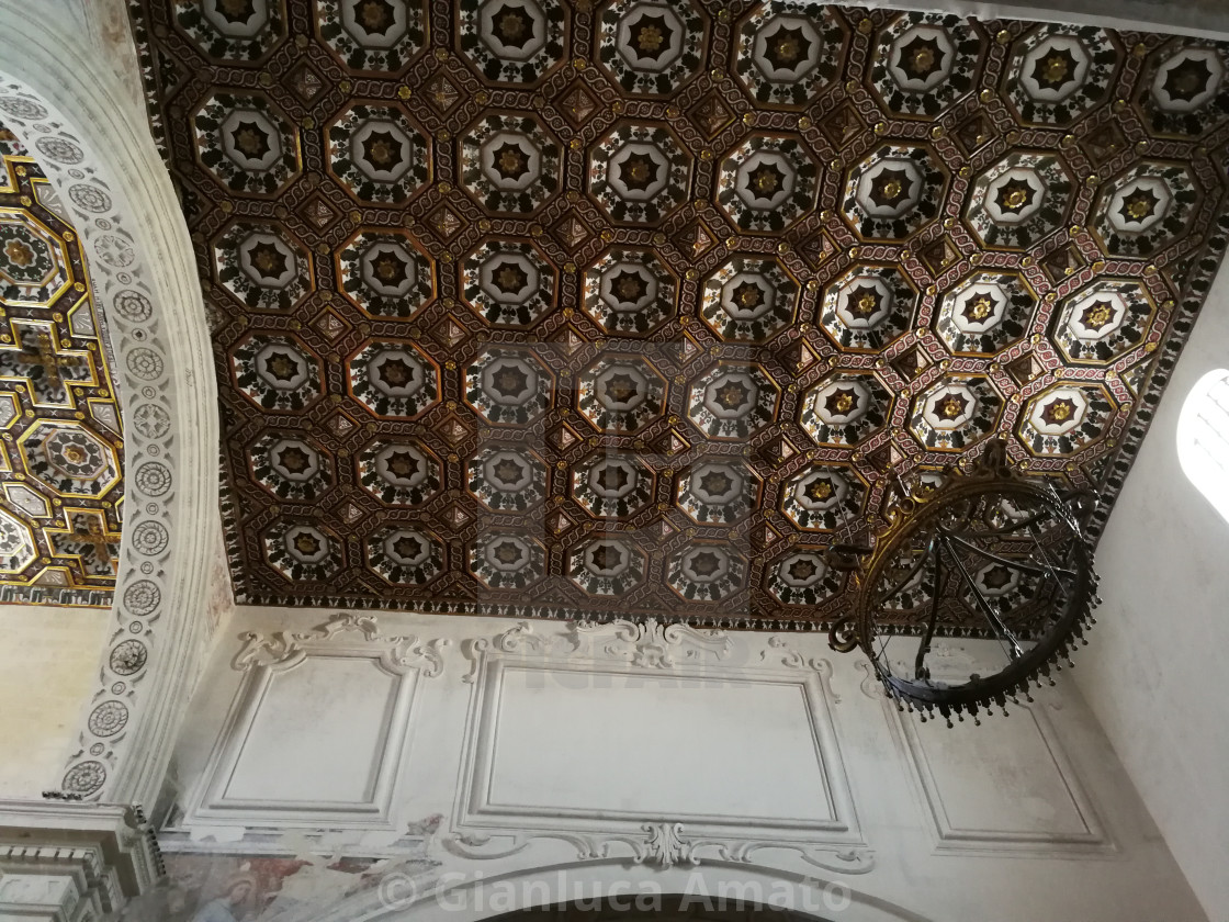 "Otranto – Soffitto dell'altare della Cattedrale" stock image