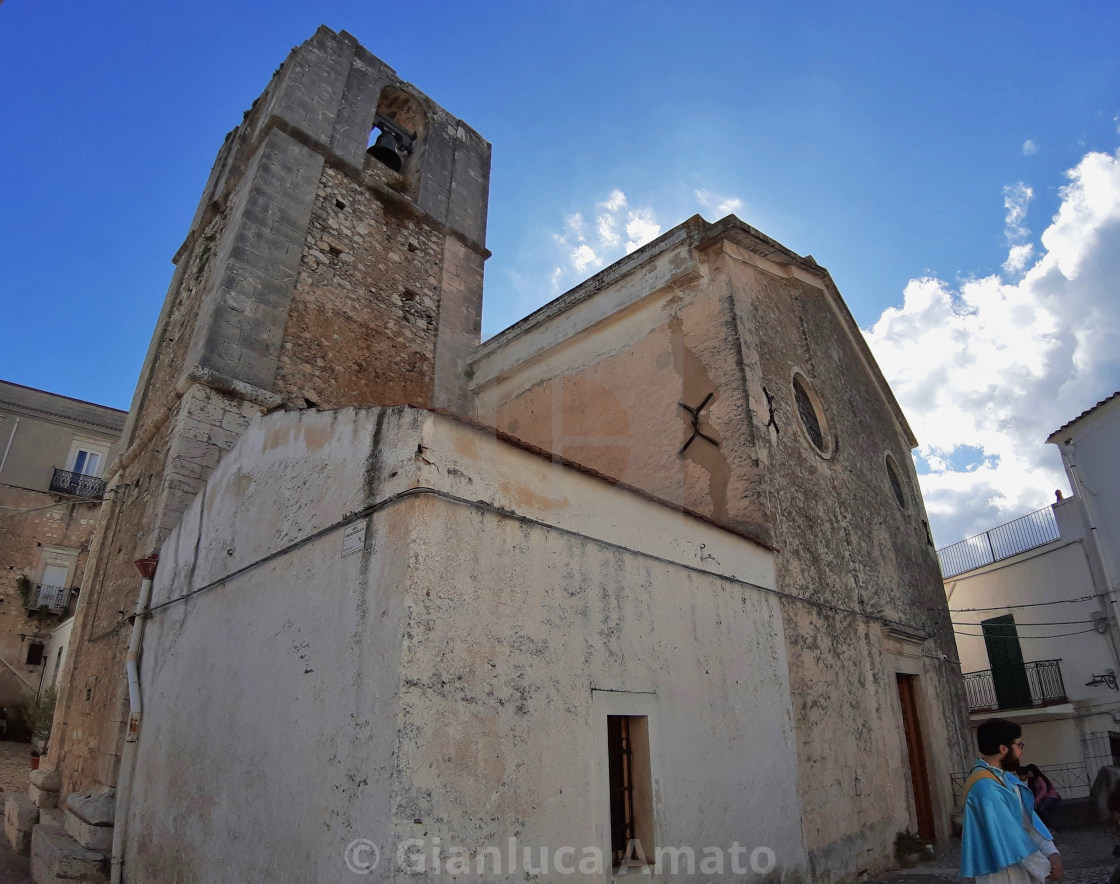 "Peschici - Chiesa di Sant'Elia" stock image