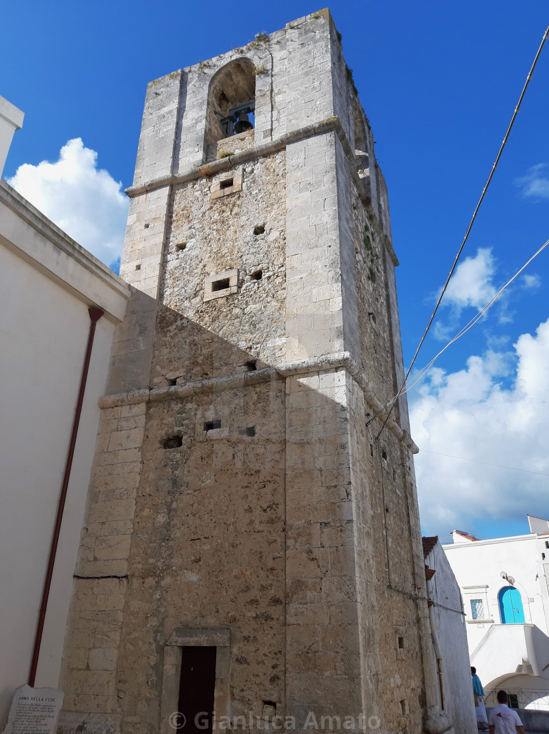 "Peschici - Campanile di Sant'Elia" stock image