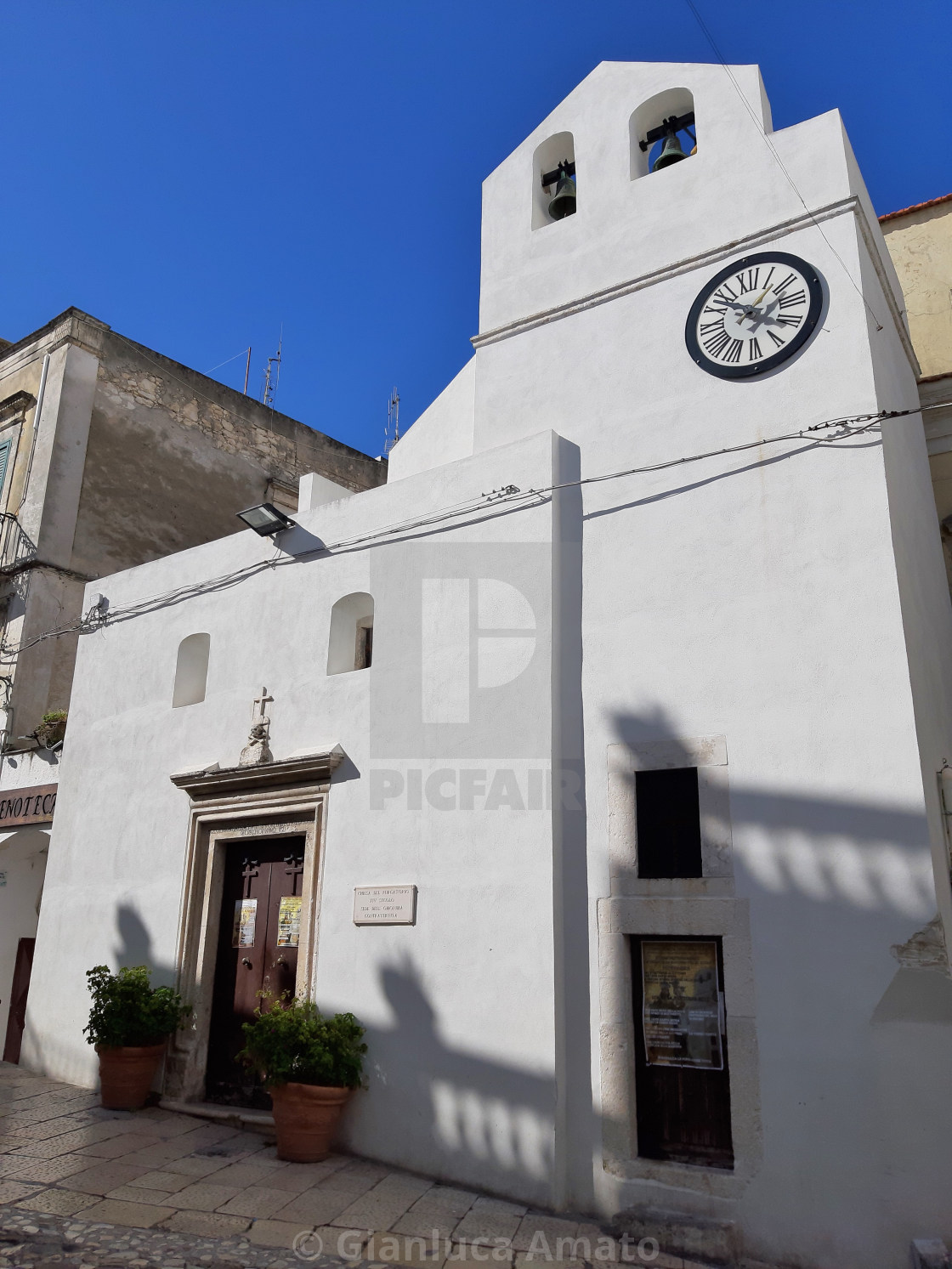 "Peschici - Confraternita del Purgatorio" stock image