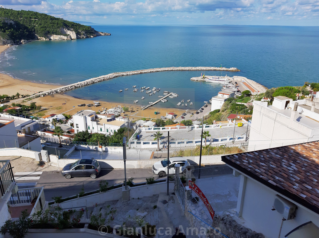 "Peschici - Panorama dal borgo" stock image