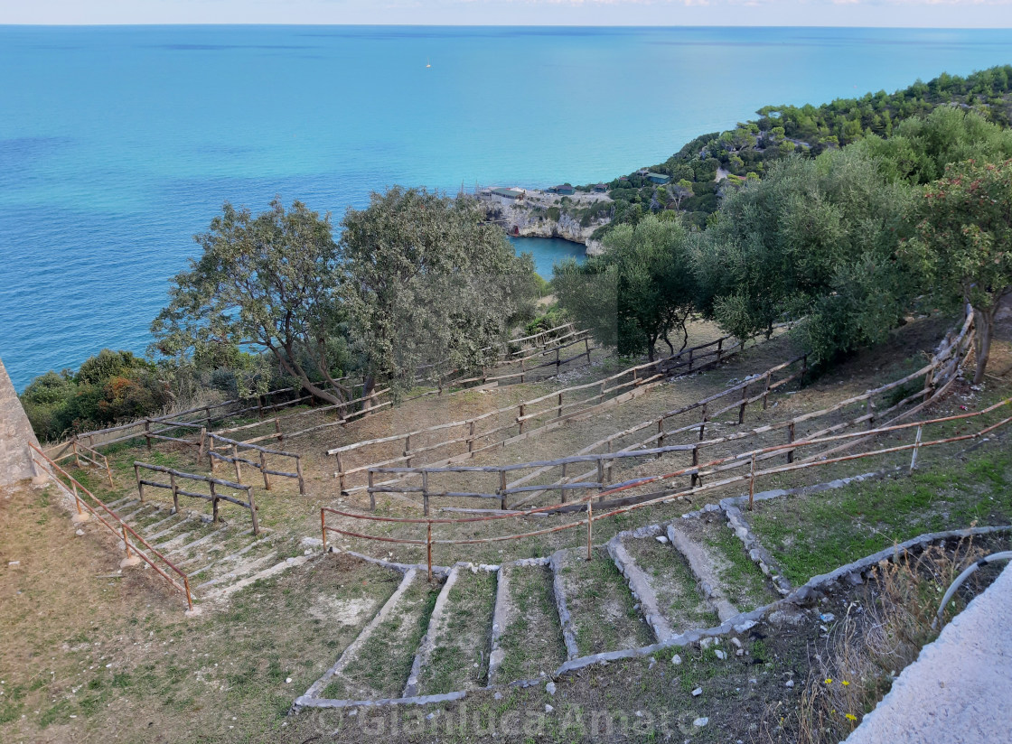 "Peschici - Scorcio del Trabucco di Monte Pucci" stock image