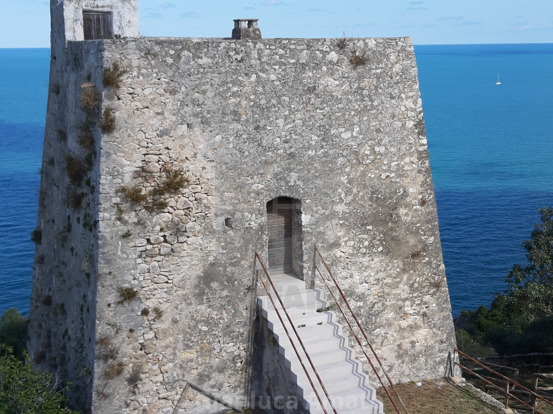 "Peschici - Torre di Monte Pucci" stock image