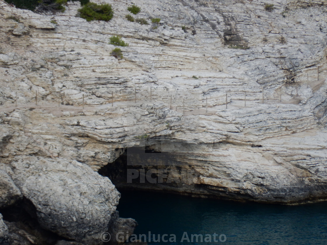 "Grotte di Pugnochiuso" stock image