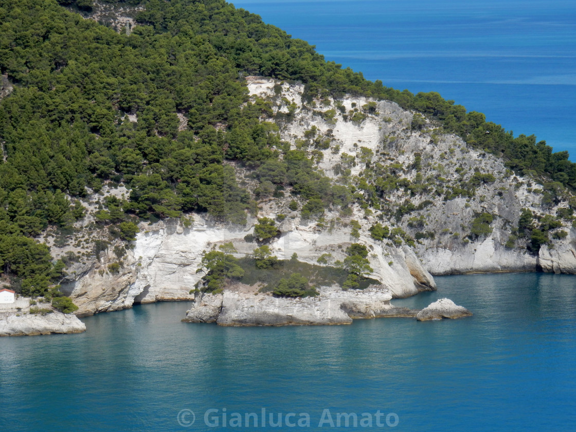 "Pugnochiuso - Scoglio della baia" stock image