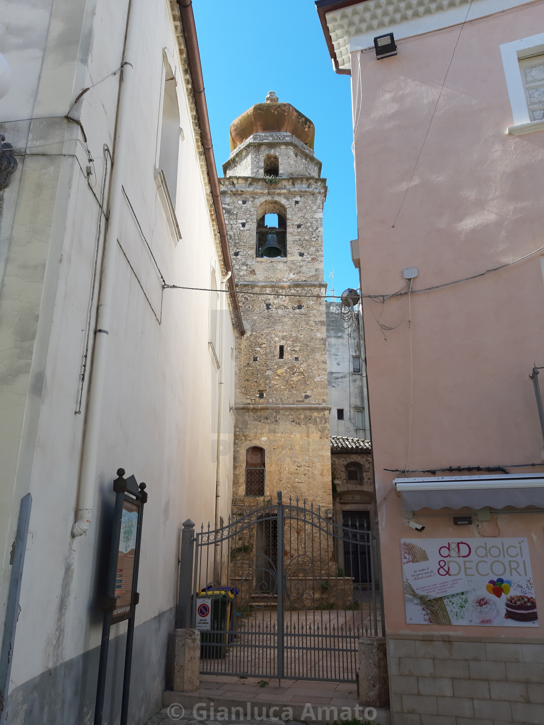 "Rodi Garganico - Campanile di San Nicola" stock image