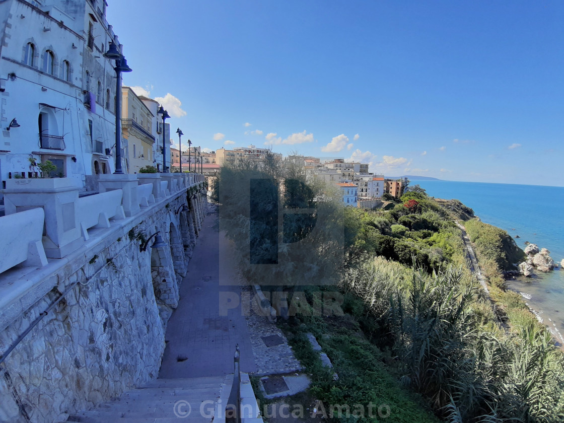 "Rodi Garganico - Passeggiata Baia Camomilla" stock image