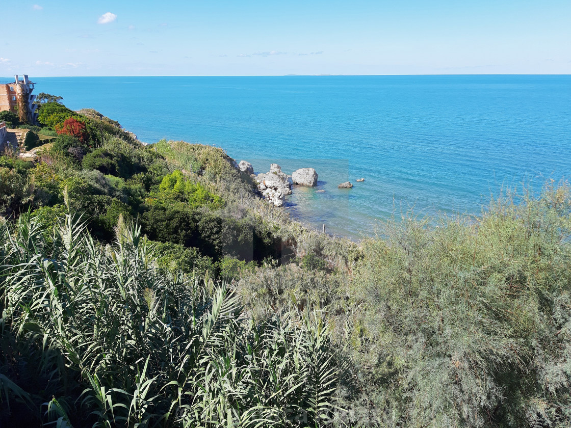 "Rodi Garganico - Scogli di Baia Camomilla" stock image