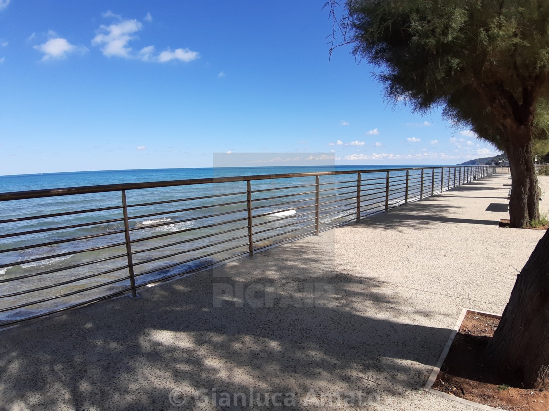 "San Menaio - Scorcio panoramico dalla litoranea" stock image