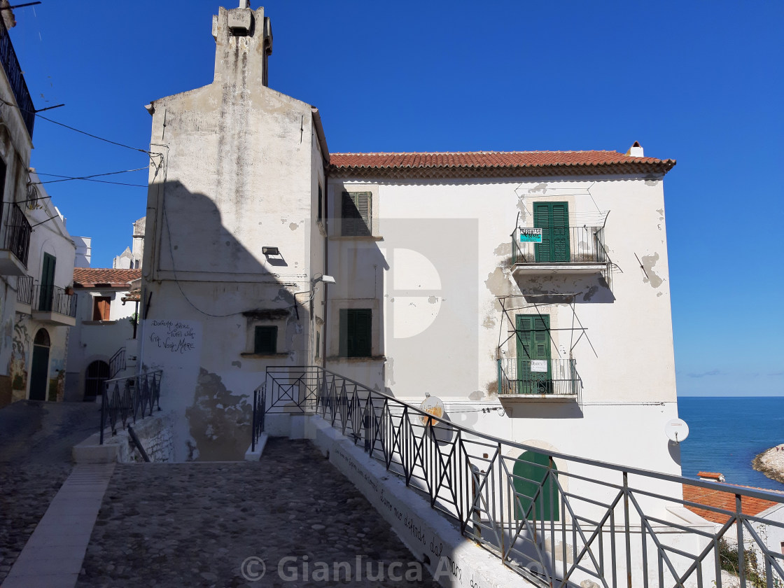 "Rodi Garganico - Terrazza panoramica del borgo" stock image