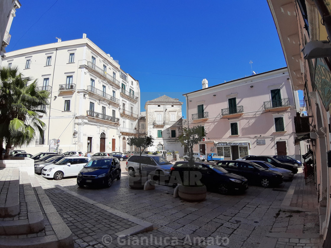 "Rodi Garganico - Piazza del centro storico" stock image