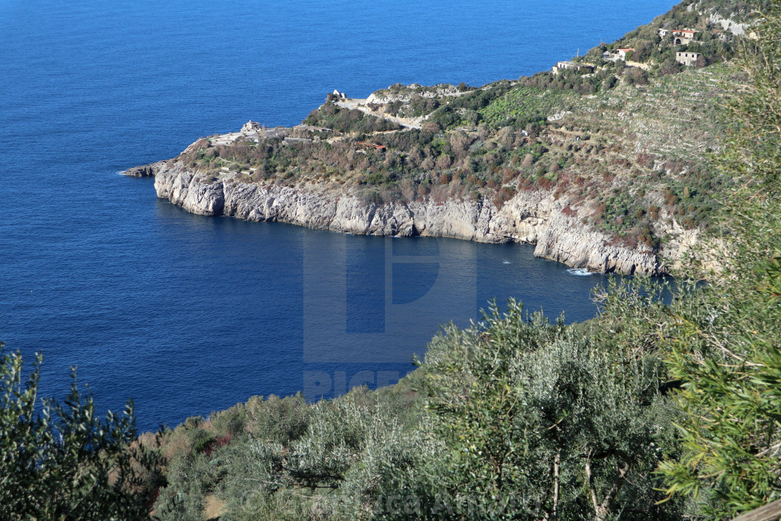 "Massa Lubrense - Costa da via Campanella" stock image