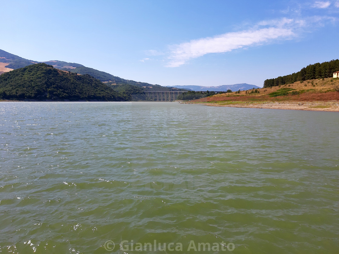 "Lago del Liscione" stock image