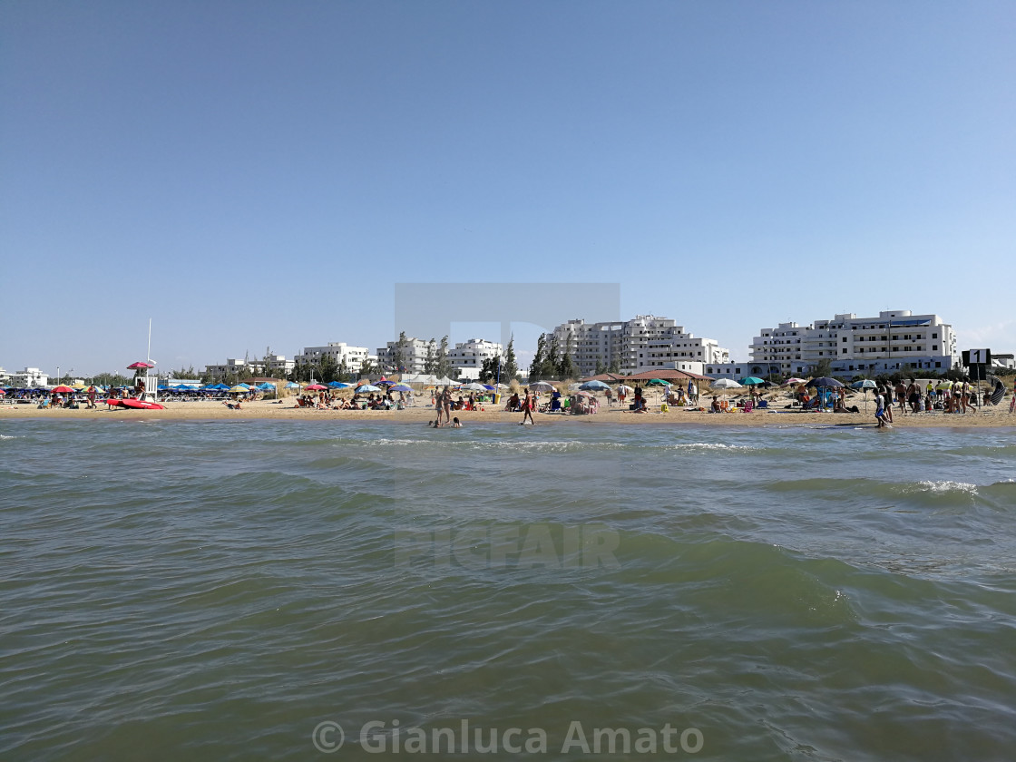 "Spiaggia delle Nereidi a San Salvo" stock image