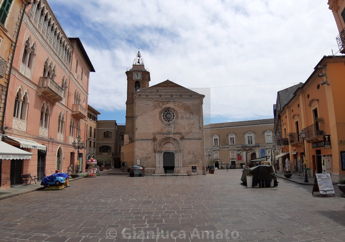 "Cattedrale di Vasto" stock image