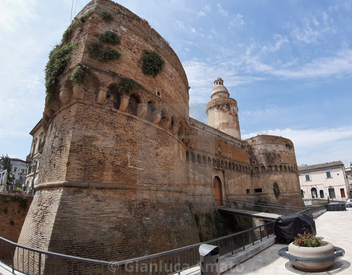 "Scorcio del Castello Caldoresco di Vasto" stock image