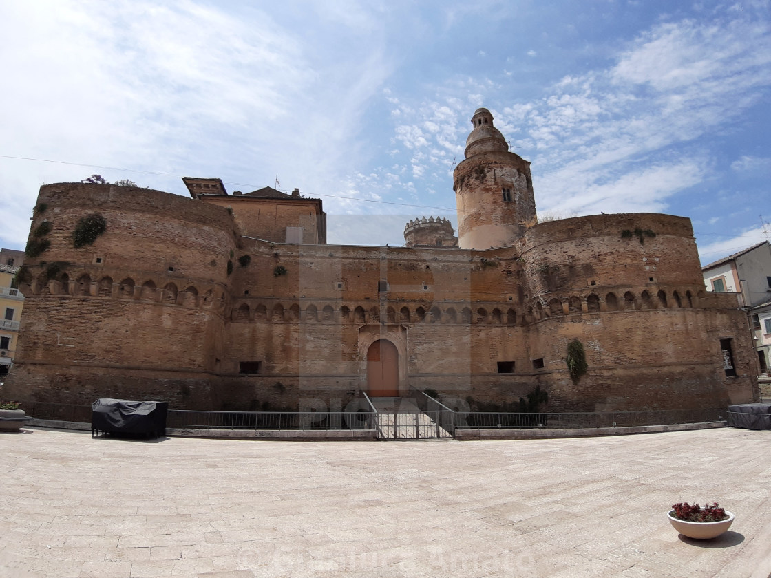 "Vasto - Castello Caldoresco" stock image