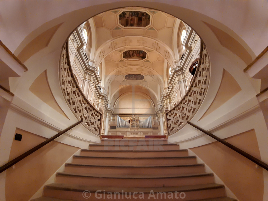 "Vasto - Chiesa di Santa Maria Maggiore dalla cripta" stock image