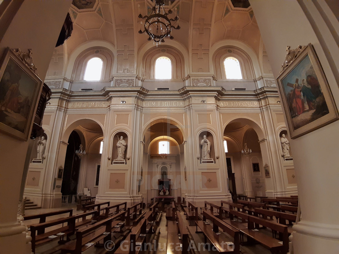 "Vasto - Interno di S. Maria Maggiore" stock image