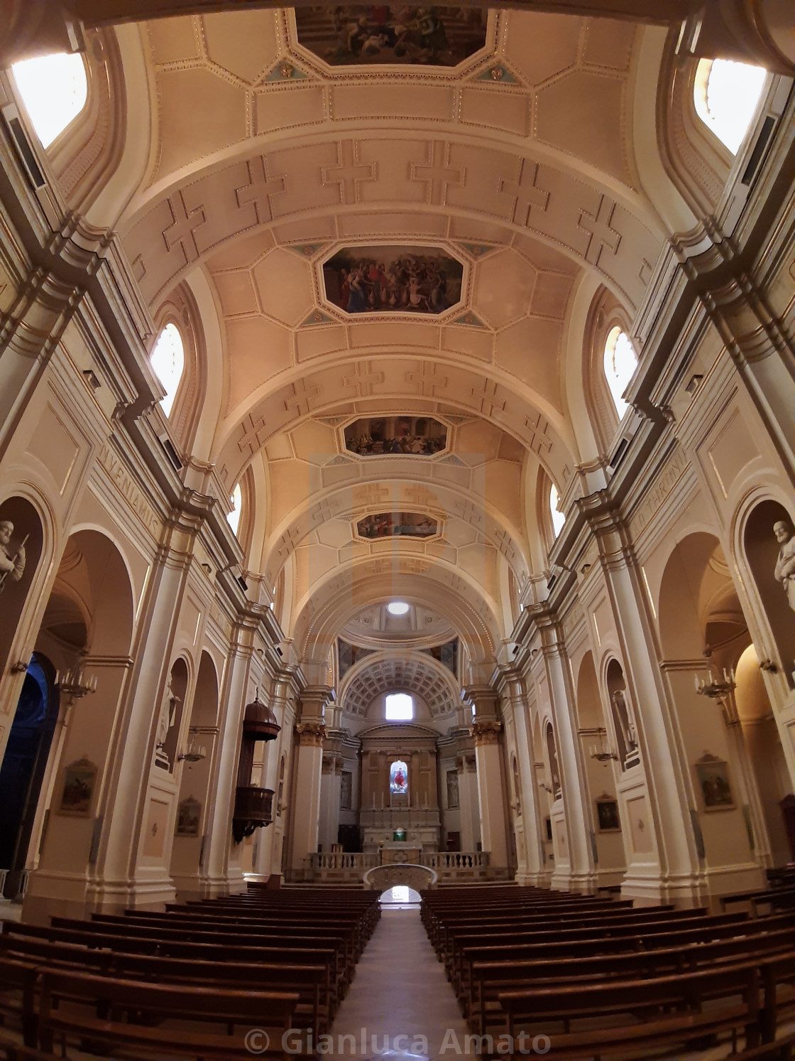 "Vasto - Interno di Santa Maria Maggiore" stock image