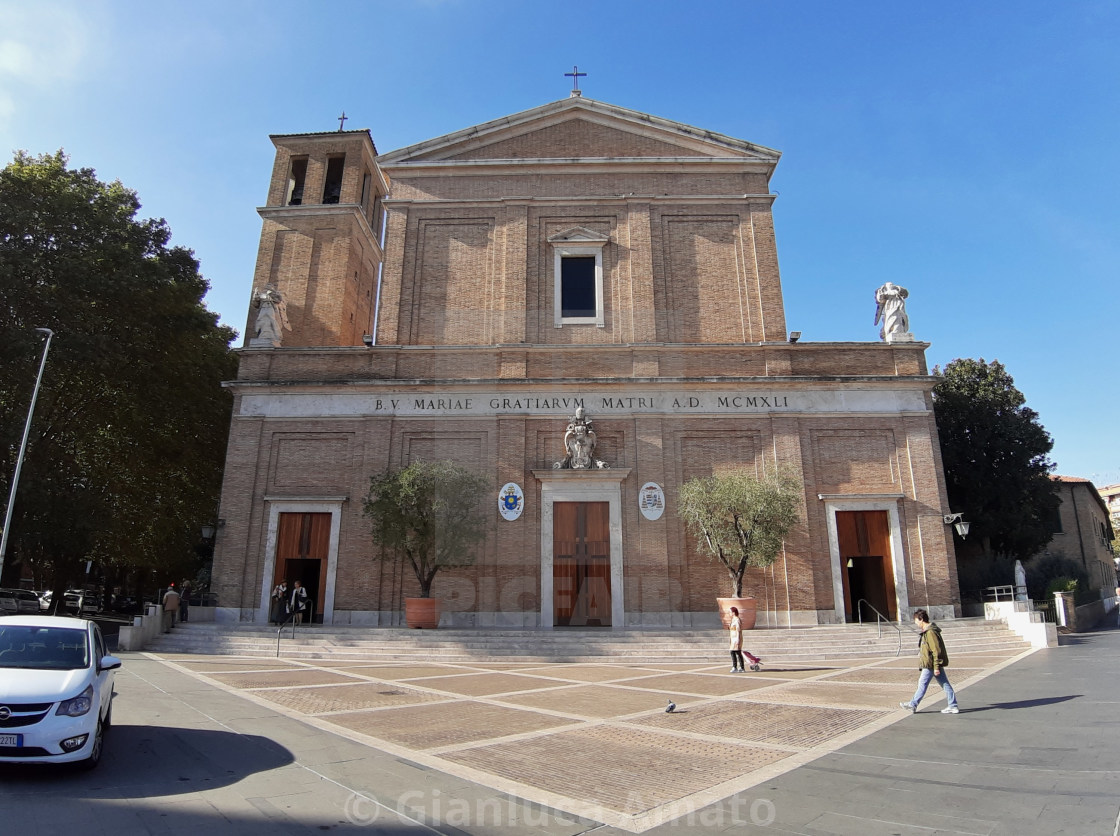 "Roma - Santa Maria delle Grazie al Trionfale" stock image