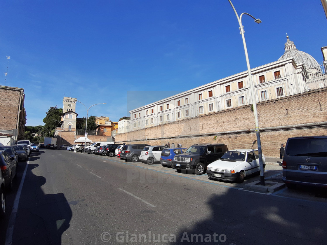 "Roma - Via della Stazione Vaticana" stock image