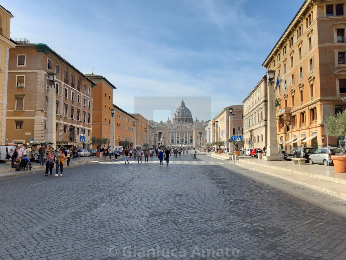 "Roma - Via della Conciliazione" stock image