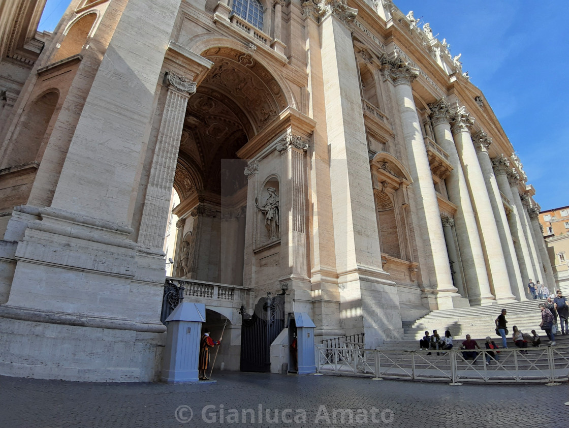 "Vaticano - Porta delle Campane" stock image