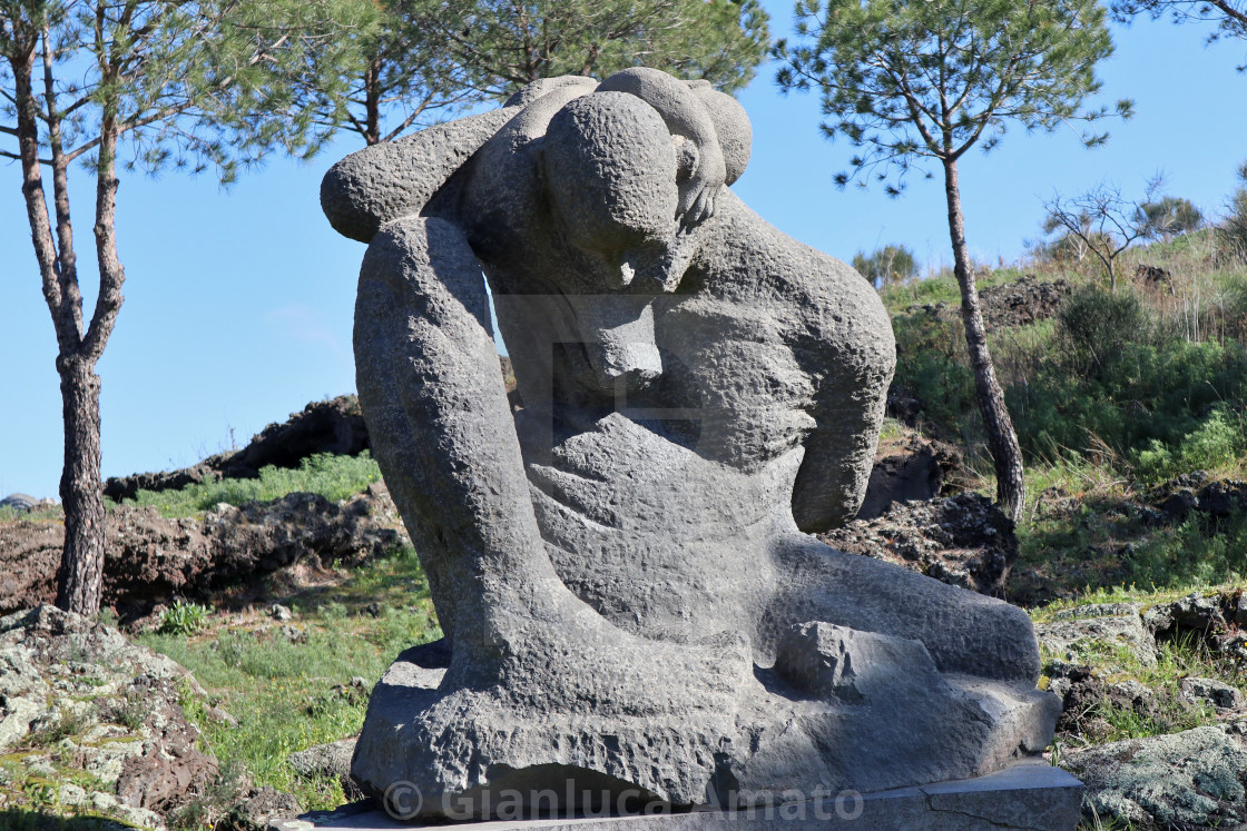 "Ercolano - L'Antenato di Vladimir Velickovic" stock image