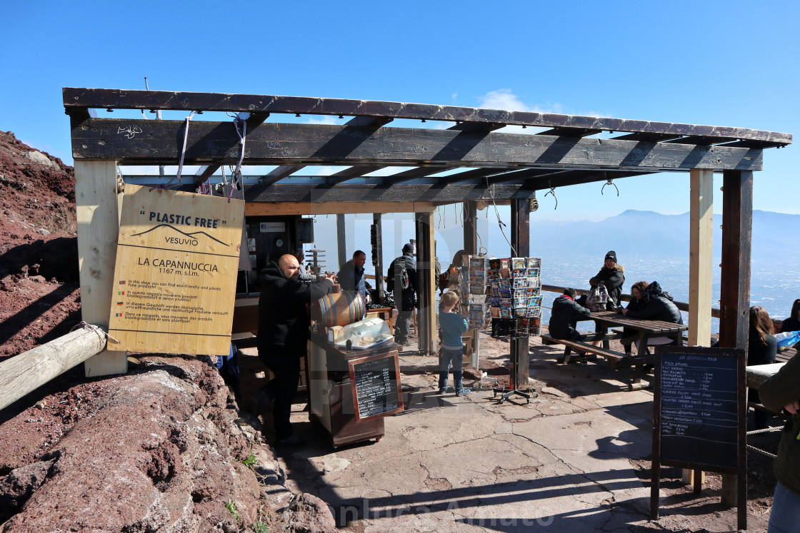 "Vesuvio – Chalet La Capannuccia Plastic Free" stock image