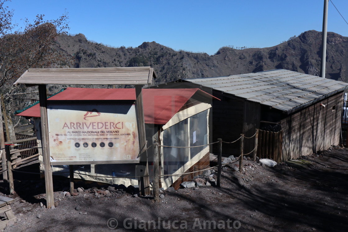 "Vesuvio – Chalet di ingresso" stock image