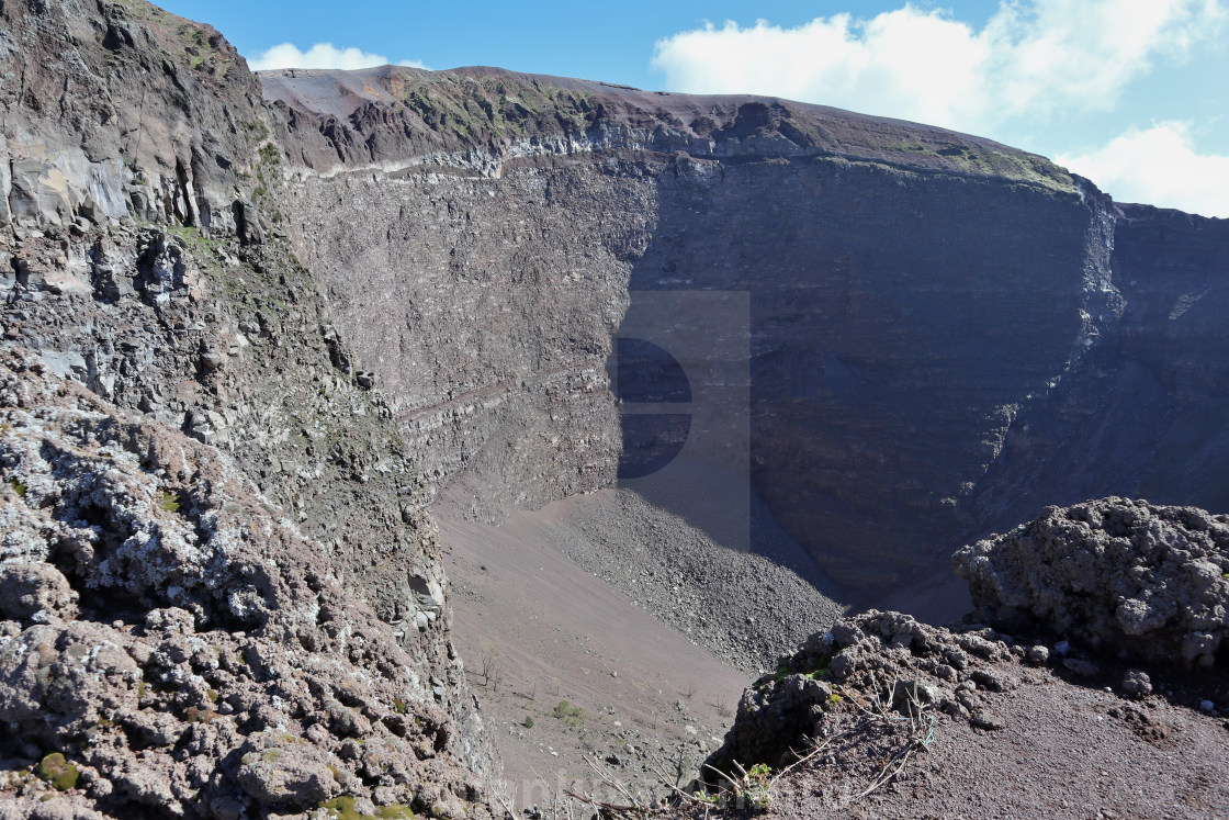 "Vesuvio – Cratere dal sentiero del Gran Cono" stock image