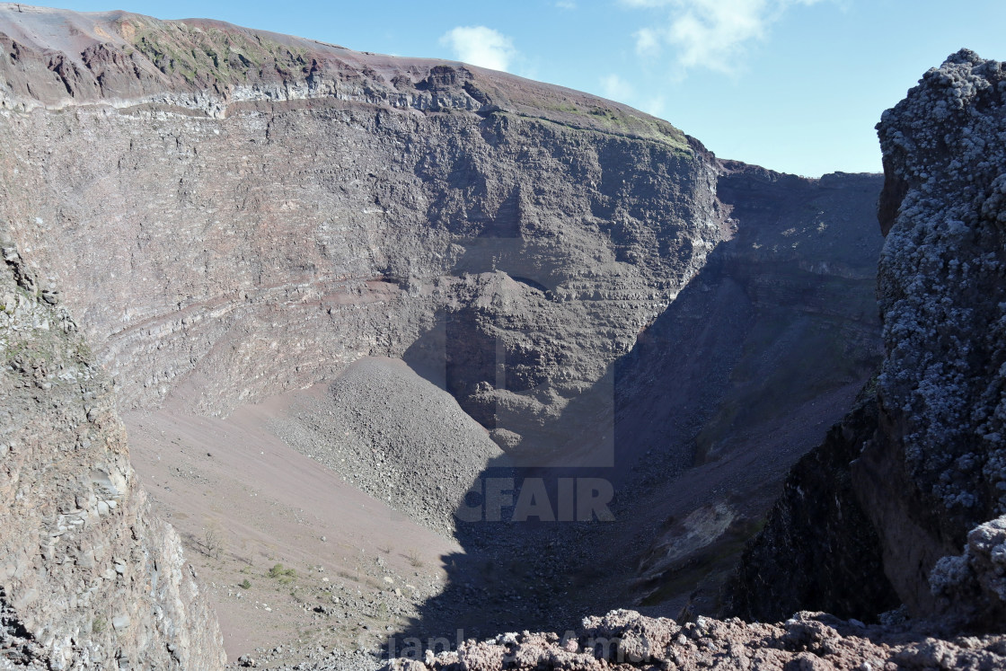 "Vesuvio – Cratere interno" stock image