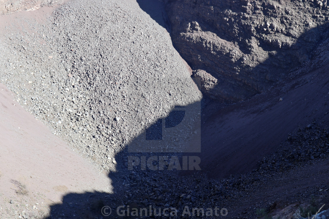 "Vesuvio – Fondo del cratere" stock image