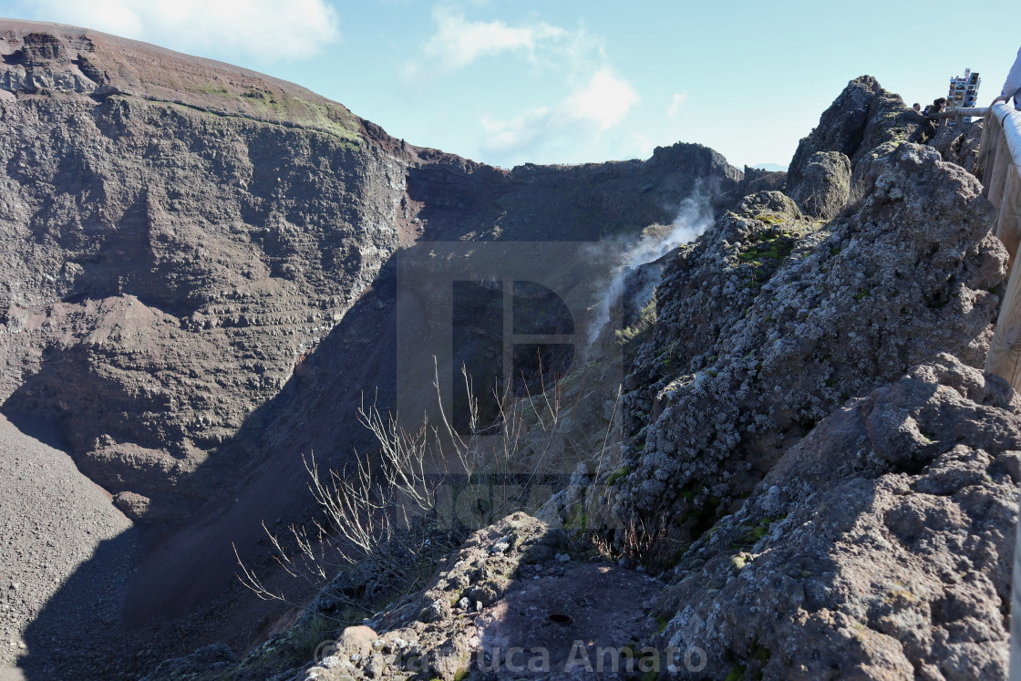 "Vesuvio – Fumarola del cratere" stock image