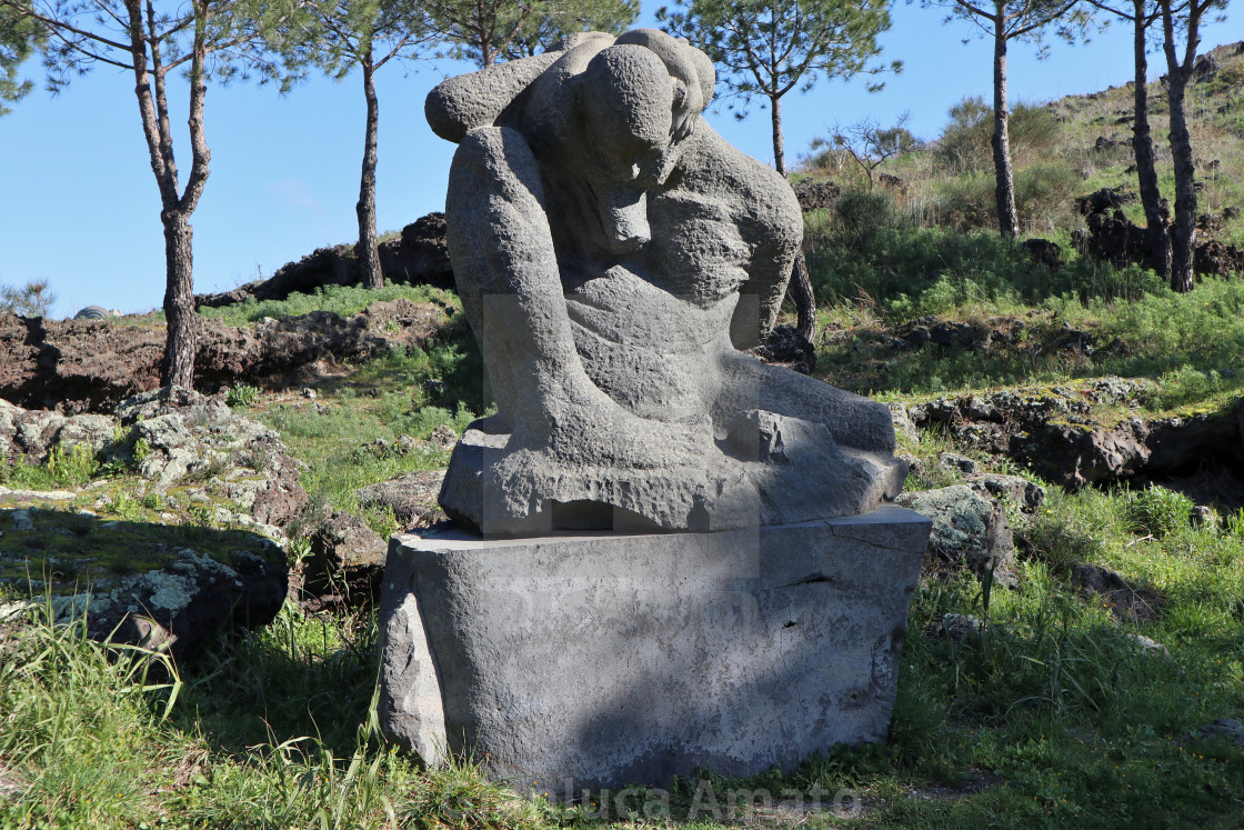 "Vesuvio - L'Antenato di Vladimir Velickovic" stock image