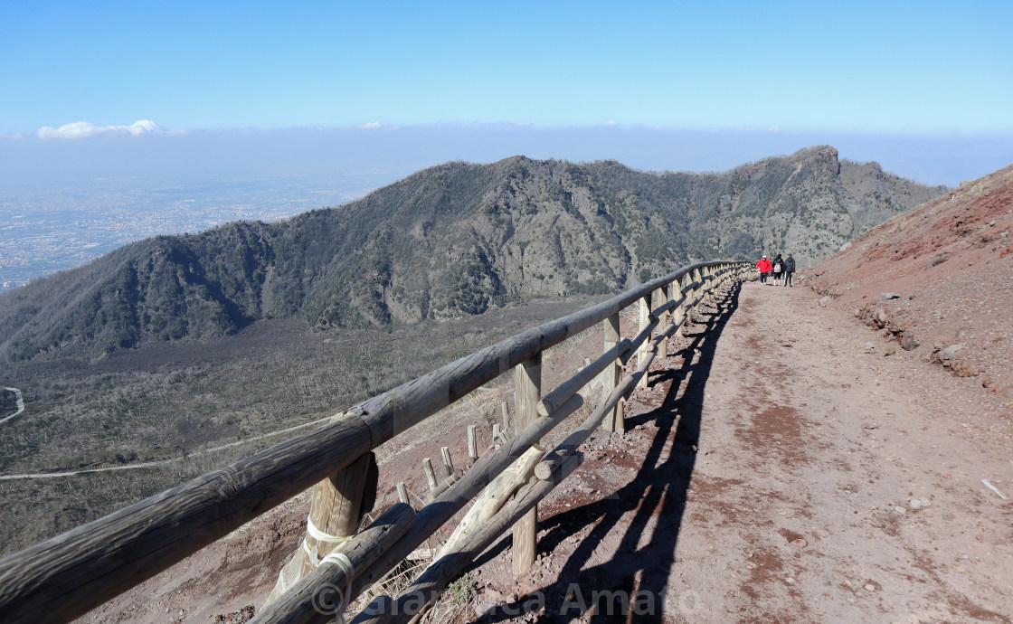 "Vesuvio - Monte Somma dal sentiero del Gran Cono" stock image