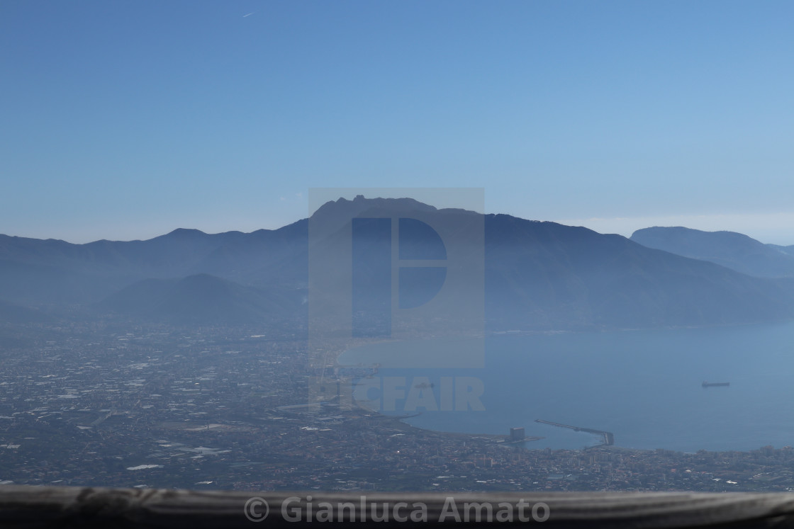 "Vesuvio – Monte Faito dallo Chalet La Capannuccia" stock image